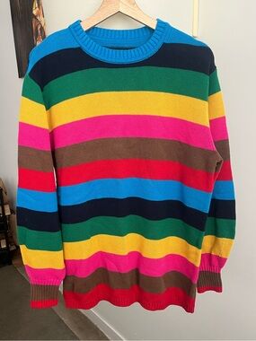 Gap Maternity Happy Stripe Crewneck Sweater